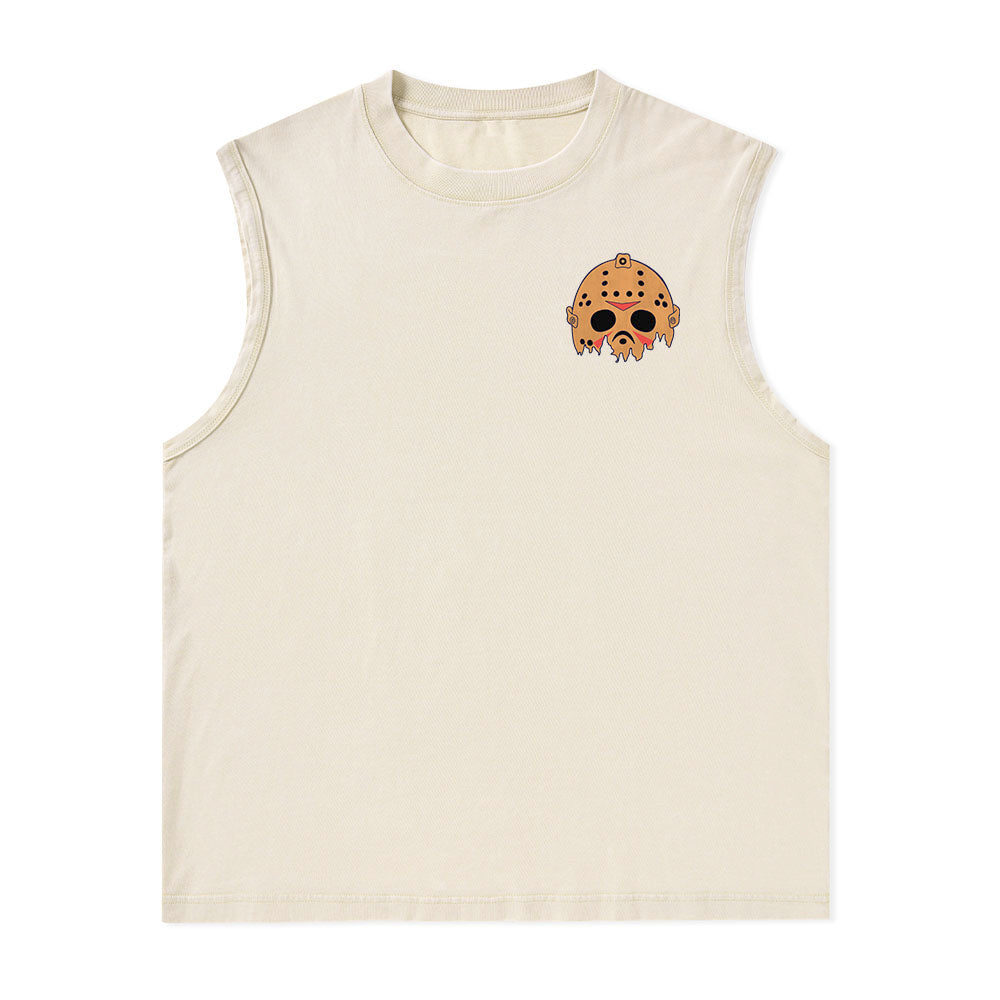 Freeleaf Camp Crystal Lake Unisex Washed Tank Tops