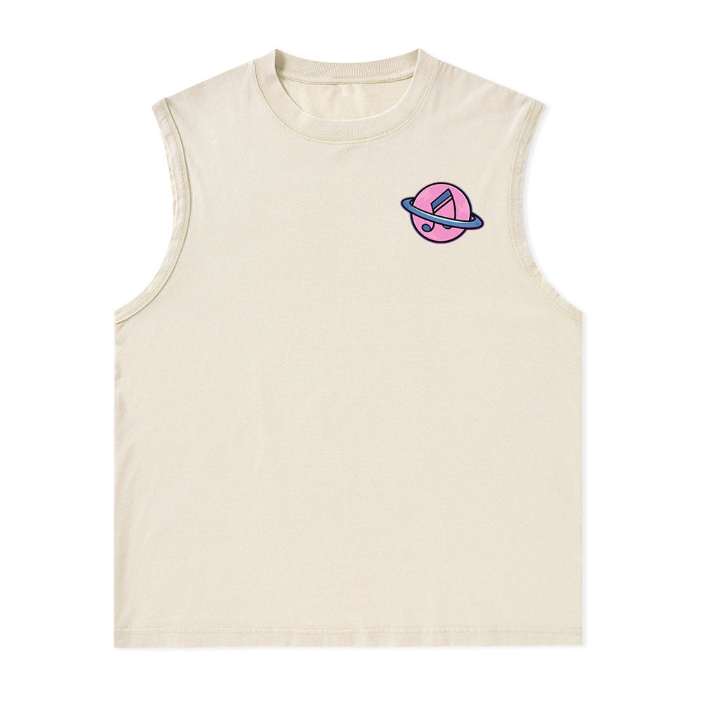 Freeleaf On A Dark Desert Highway Unisex Washed Tank Tops
