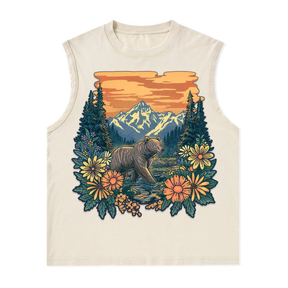Freeleaf Go Into Nature Nature Inspired Unisex Washed Tank Tops