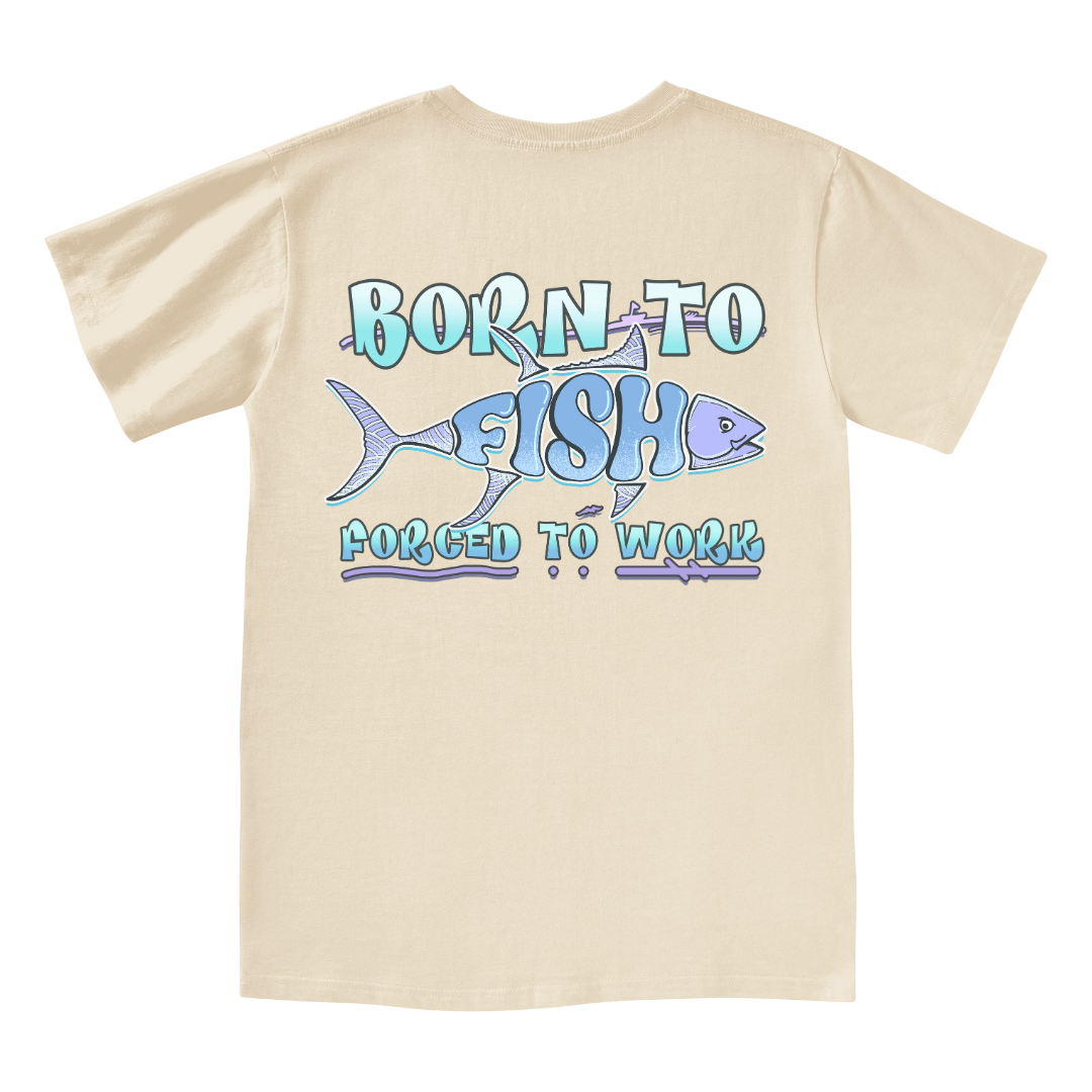 Born To Fish V-neck Tee