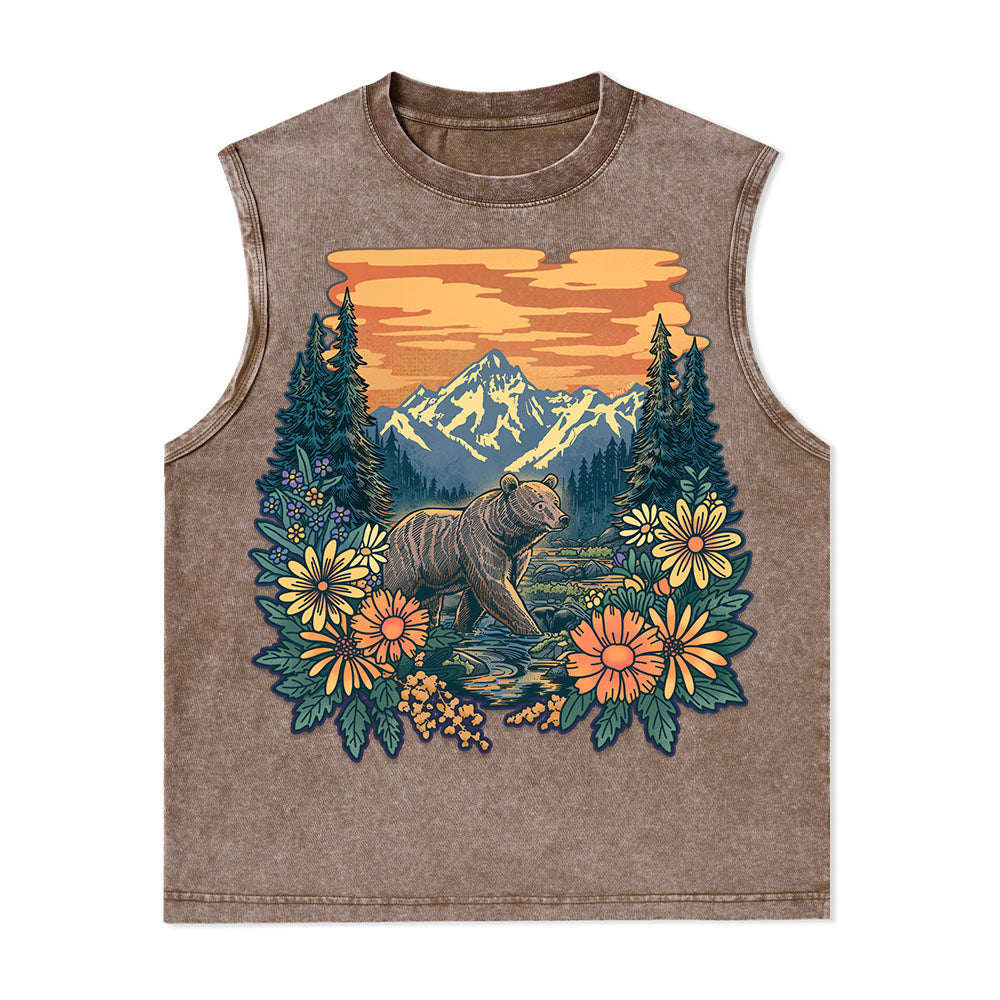 Freeleaf Go Into Nature Nature Inspired Unisex Washed Tank Tops