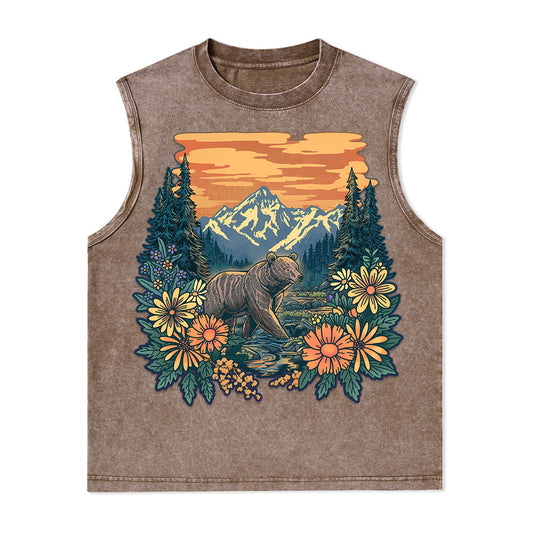Freeleaf Go Into Nature Nature Inspired Unisex Washed Tank Tops