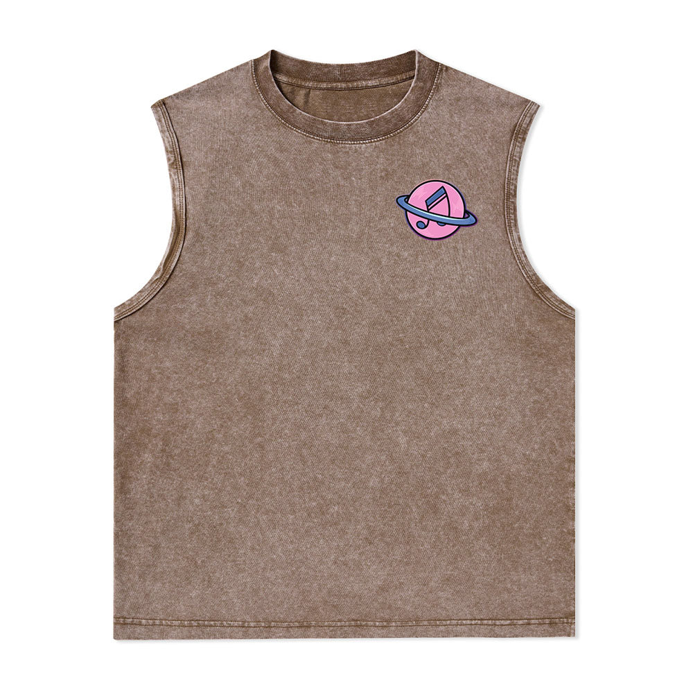 Freeleaf On A Dark Desert Highway Unisex Washed Tank Tops