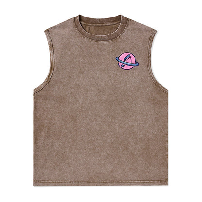 Freeleaf On A Dark Desert Highway Unisex Washed Tank Tops