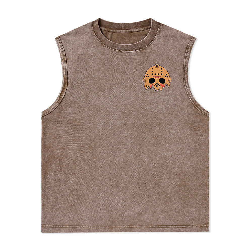 Freeleaf Camp Crystal Lake Unisex Washed Tank Tops