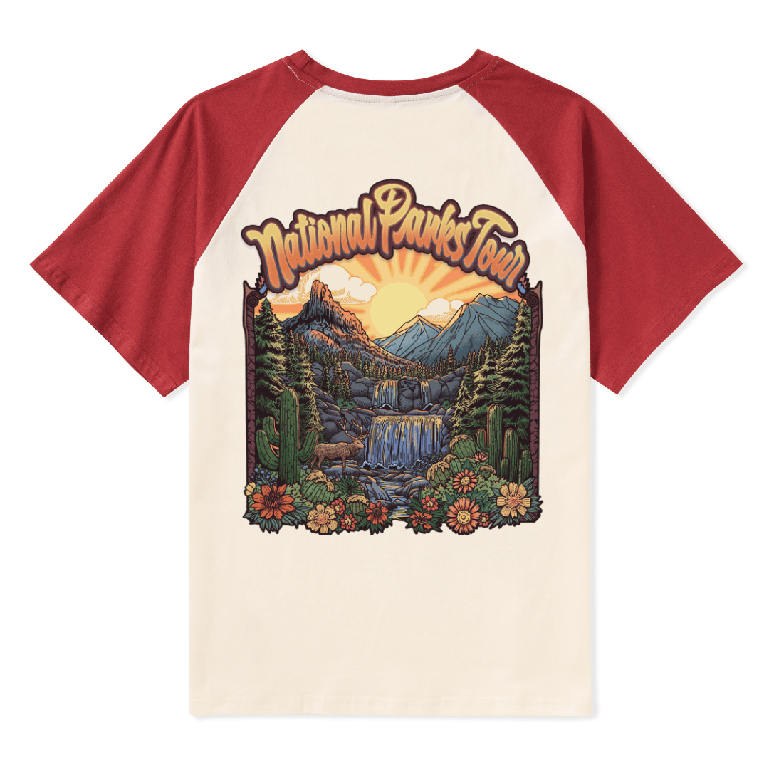 National Parks Tour Raglan Short Sleeve Top