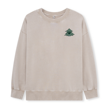 Hiking & Dogs Adventure Washed Sweatshirt