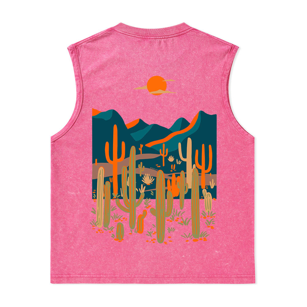 Freeleaf Desert Miracle Unisex Washed Tank Tops