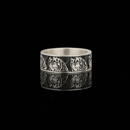 wolf-couple-sterling-silver-band-ring