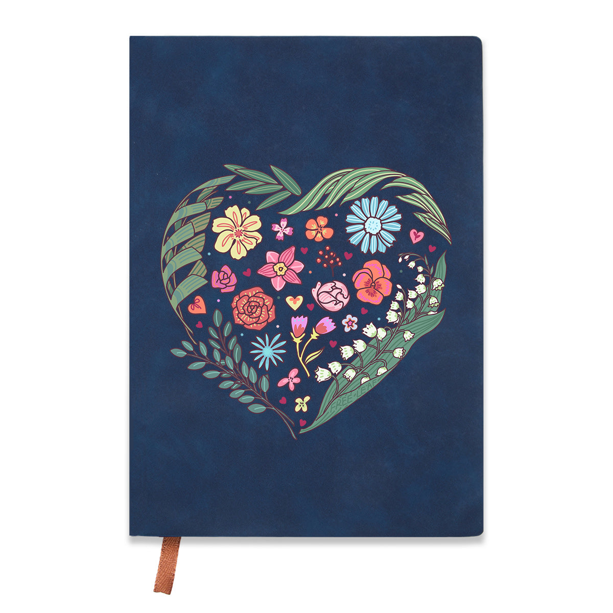 Freeleaf Love's Symphony Vintage Leather Journal Notebook