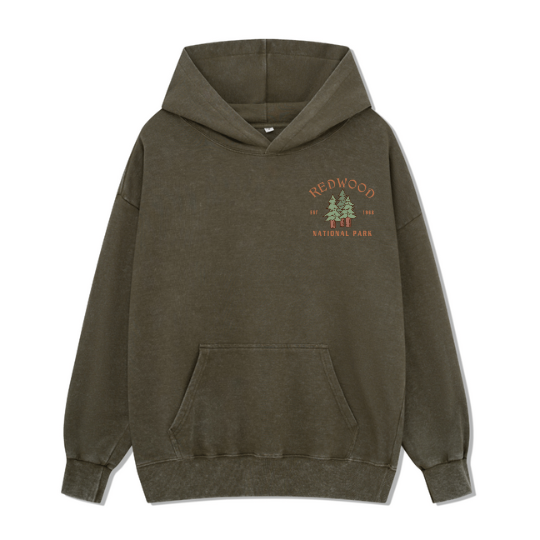 Redwood National Park Washed Hoodie