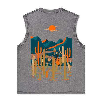 Freeleaf Desert Miracle Unisex Washed Tank Tops