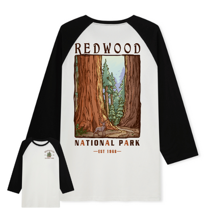 Elk Walk Raglan Long Sleeve Top