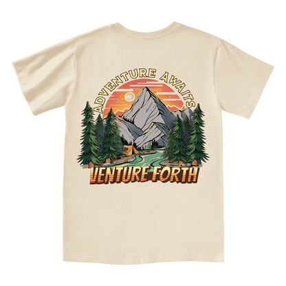 Adventure Awaits V-neck Tee