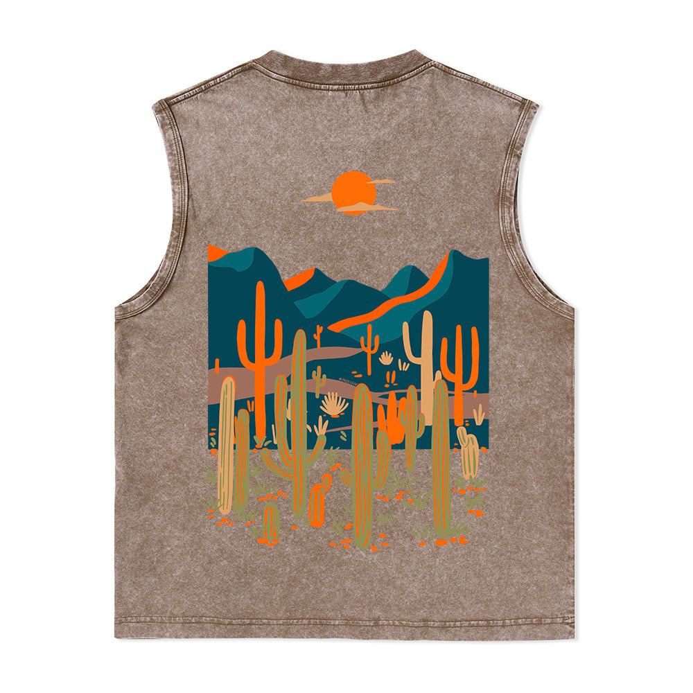 Freeleaf Desert Miracle Unisex Washed Tank Tops