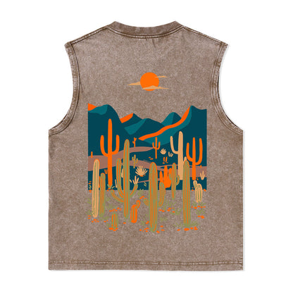 Freeleaf Desert Miracle Unisex Washed Tank Tops