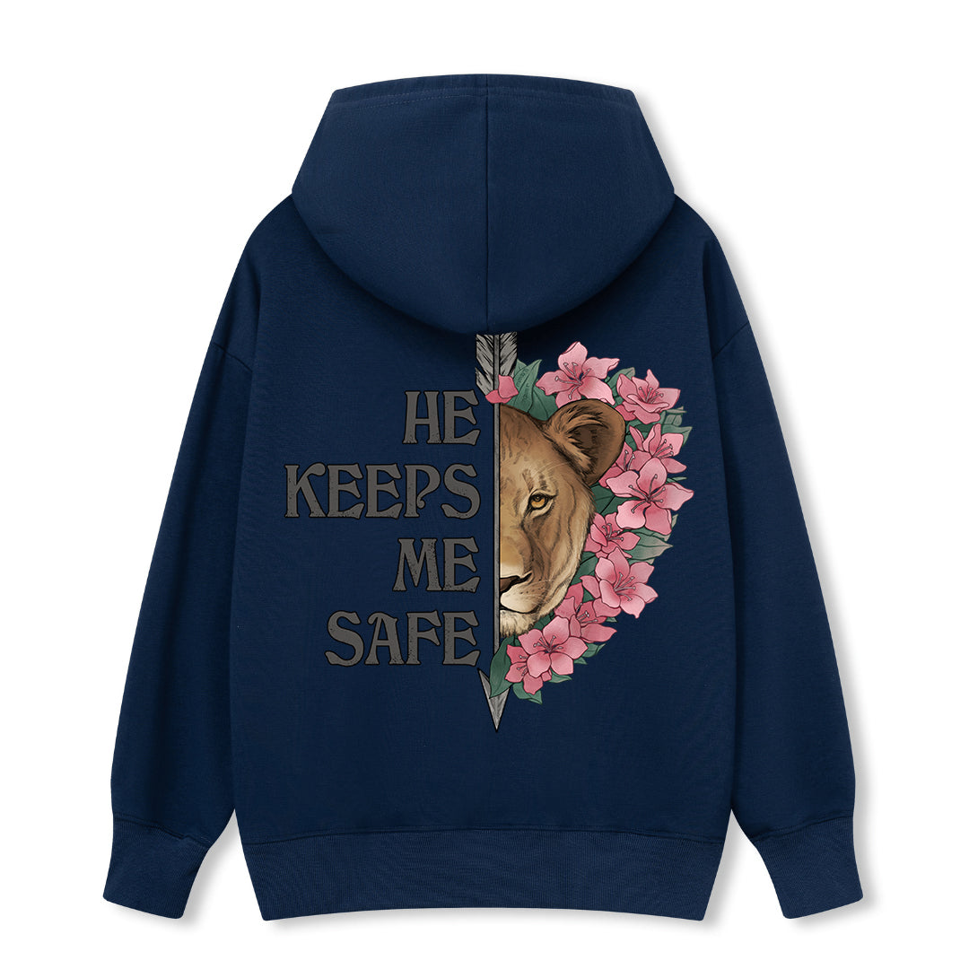 Freeleaf Wild at Heart Love Untamed Unisex Back-printed Hoodie