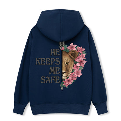 Freeleaf Wild at Heart Love Untamed Unisex Back-printed Hoodie