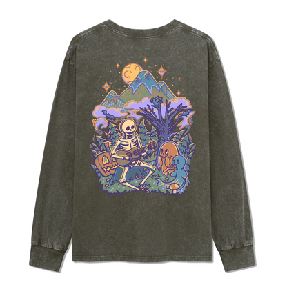 Fairy Tale Halloween Washed Long Sleeve Top