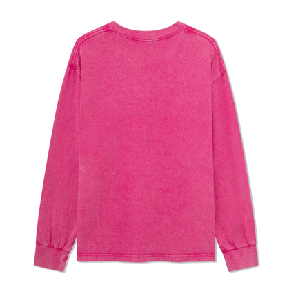 Santa Claus Surfing Washed Long Sleeve Top