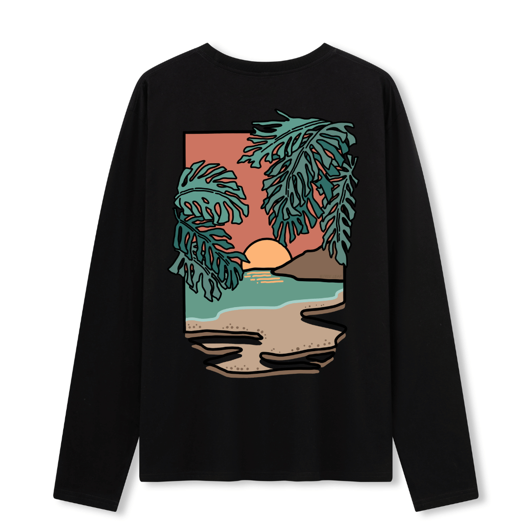 Hawaiian Vacation Long Sleeve Top