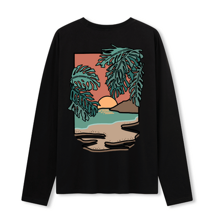 Hawaiian Vacation Long Sleeve Top