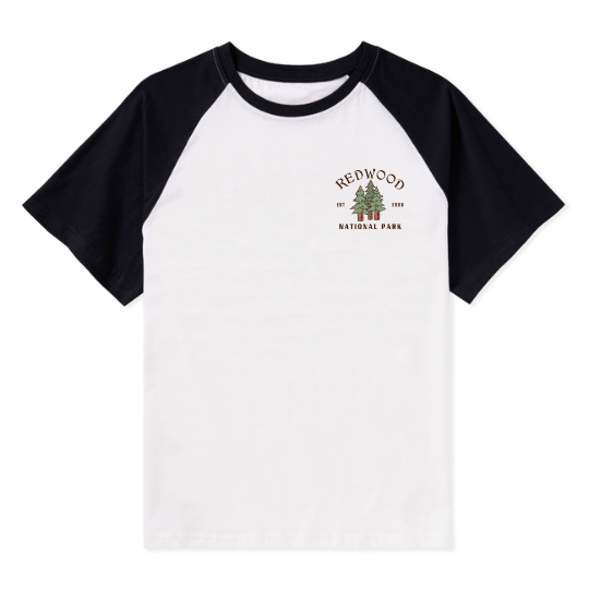 Elk Walk Raglan Short Sleeve Top