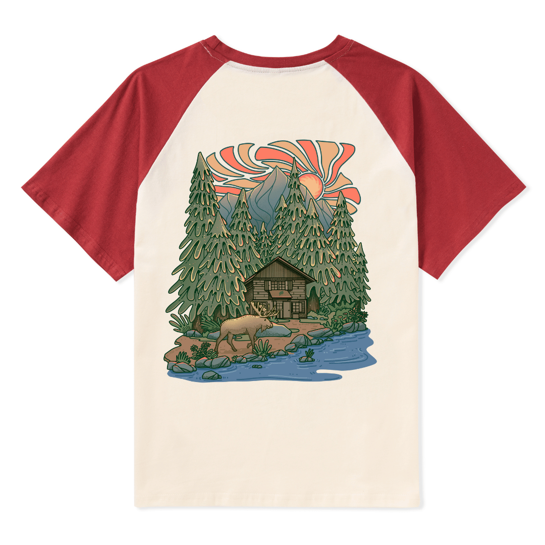 The Vicissitudes Of Time Raglan Short Sleeve Top