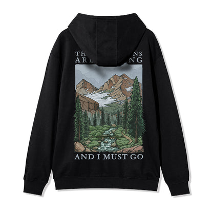 Freeleaf The Mountains Are Calling Unisex Fleece Full-Zip Hoodie