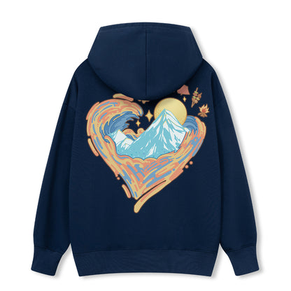 Freeleaf Heart of Wilderness Camping Unisex Nature Inspired Hoodie