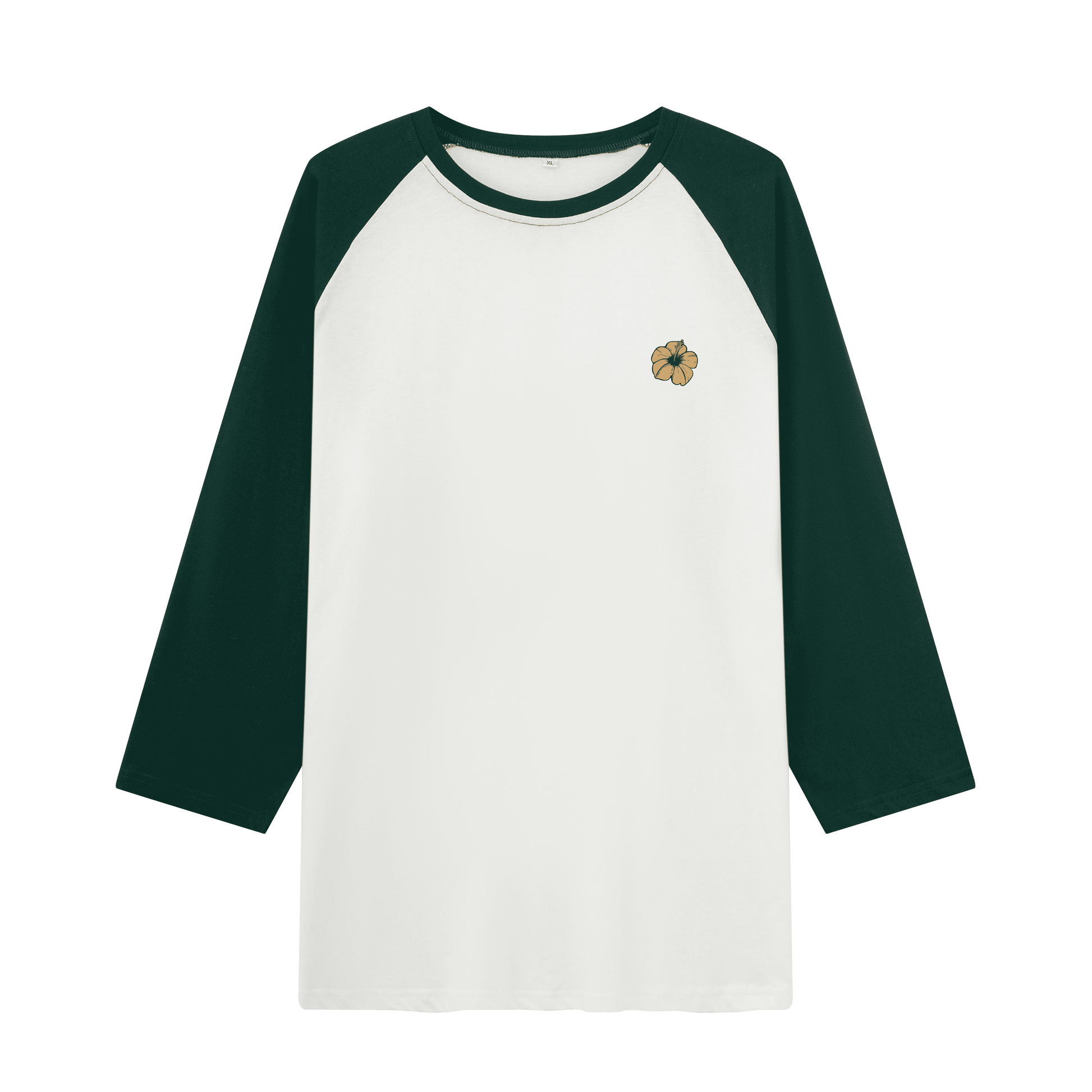 Golden Glow Raglan Long Sleeve Tops