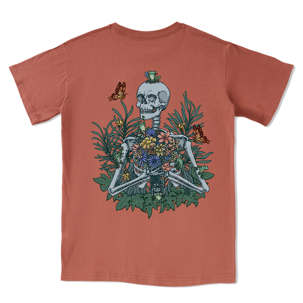 Freeleaf Rebirth in Bloom Camping Unisex Nature Inspired Tee