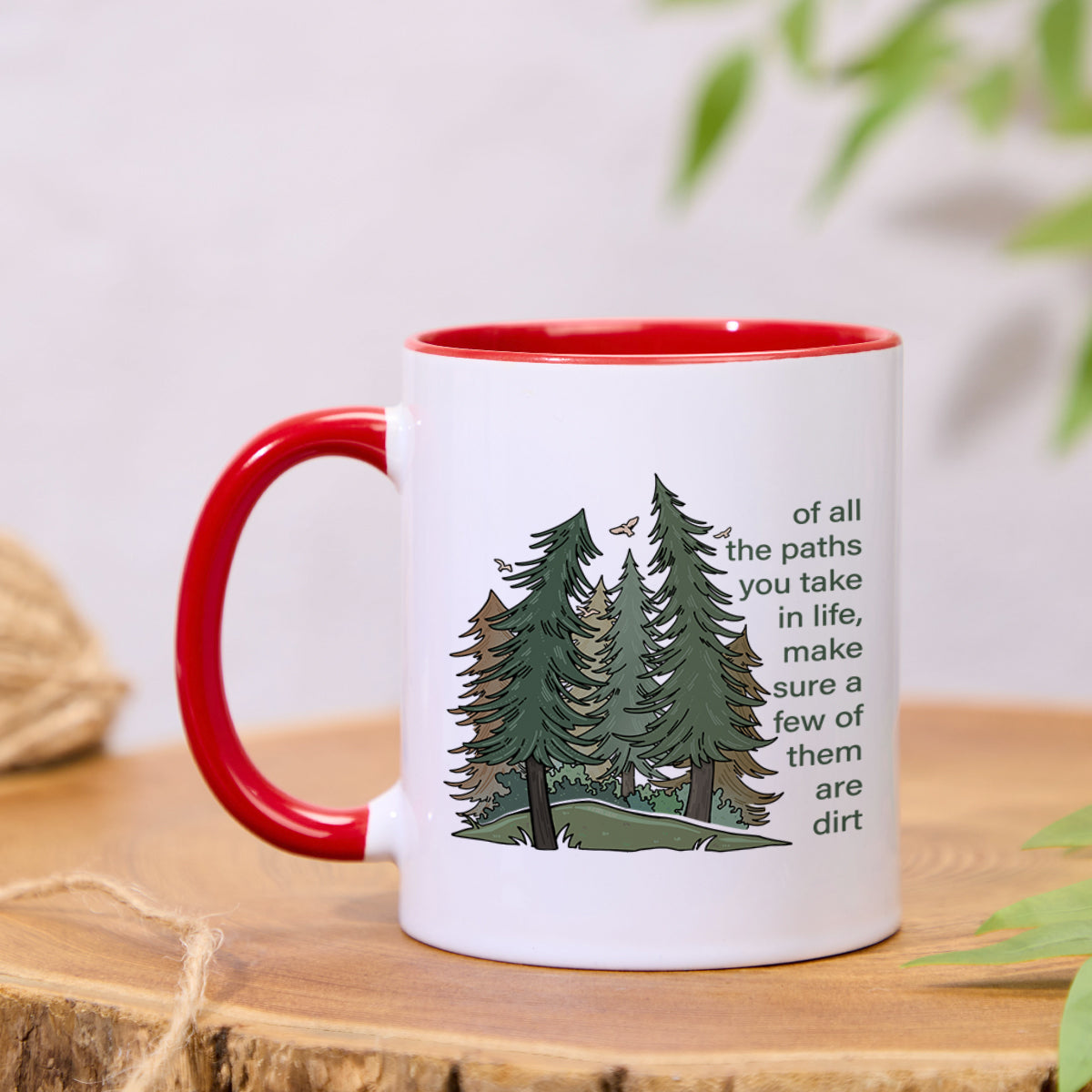 Freeleaf Path Of Life Colorful Ceramic Mug