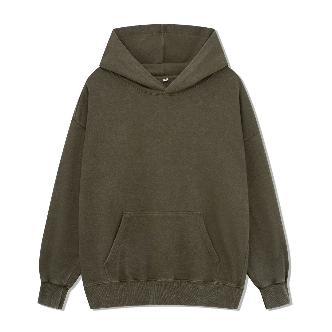 Sunflower Back-printed Washed Hoodie