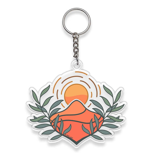 Freeleaf Oasis In The Desert  Double-Sided Acrylic Keychain