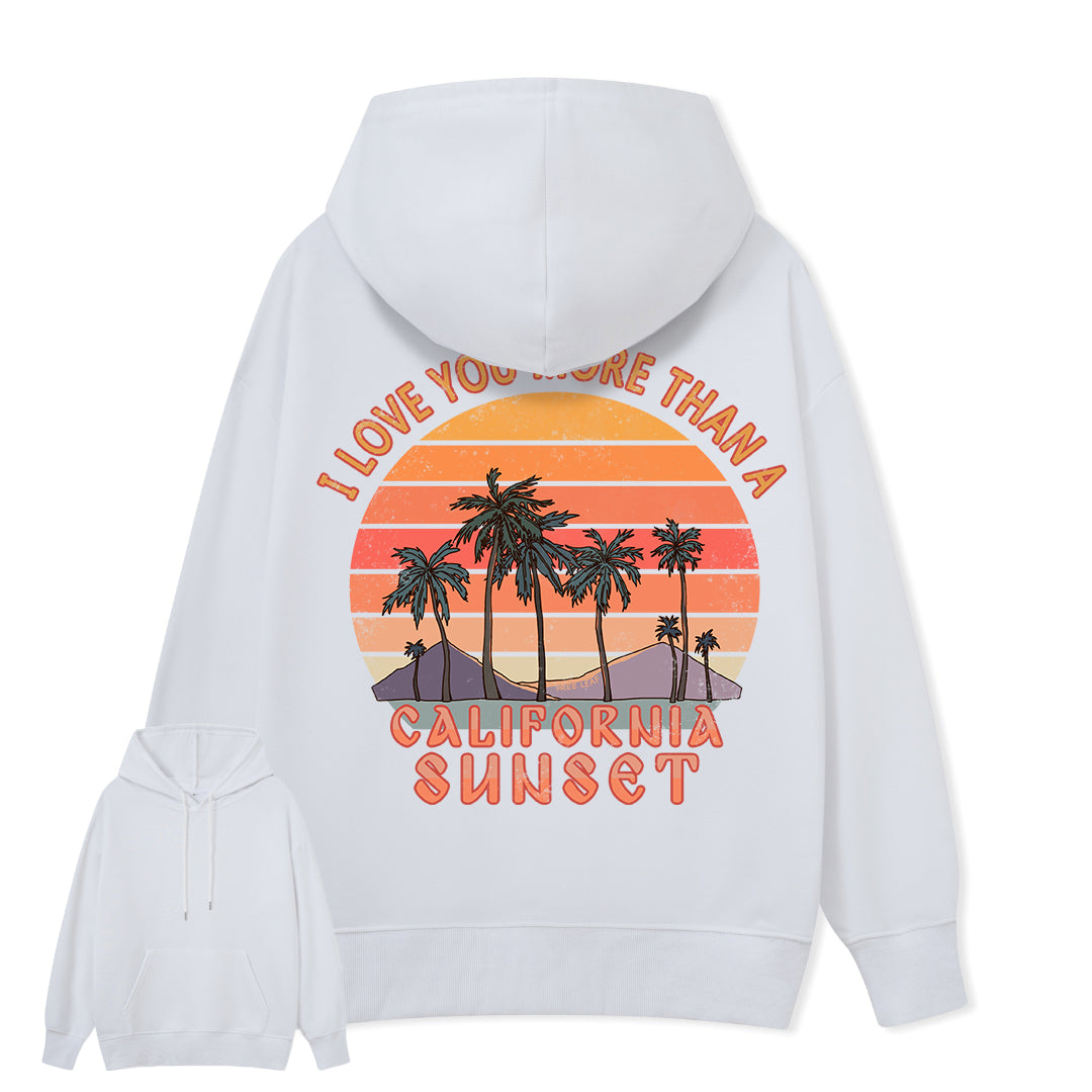 Freeleaf Sunset Reverie Unisex Back-printed Hoodie