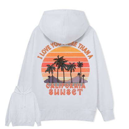Freeleaf Sunset Reverie Unisex Back-printed Hoodie