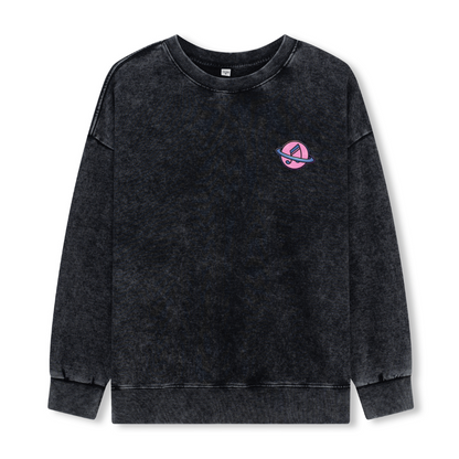 On A Dark Desert Highway Washed Sweatshirt