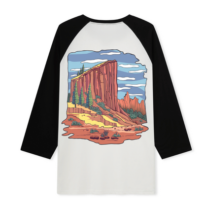 Zion National Park Raglan Long Sleeve Top