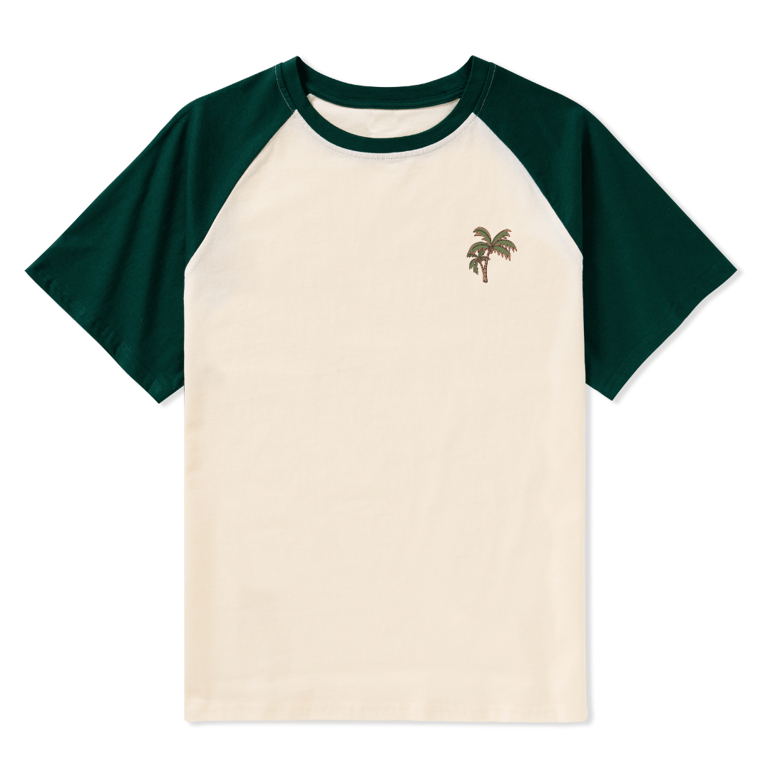 Vacation Raglan Short Sleeve Top