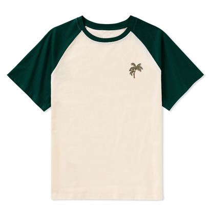 Vacation Raglan Short Sleeve Top
