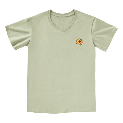 Golden Beach V-neck Tee