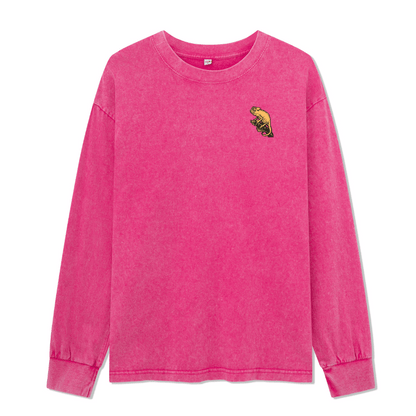 Christian Washed Long Sleeve Top