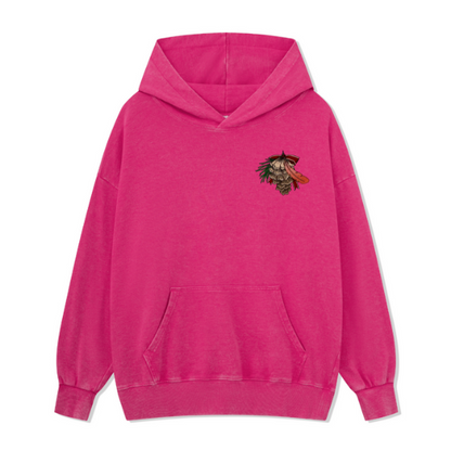 Christmas Cardinal Washed Hoodie
