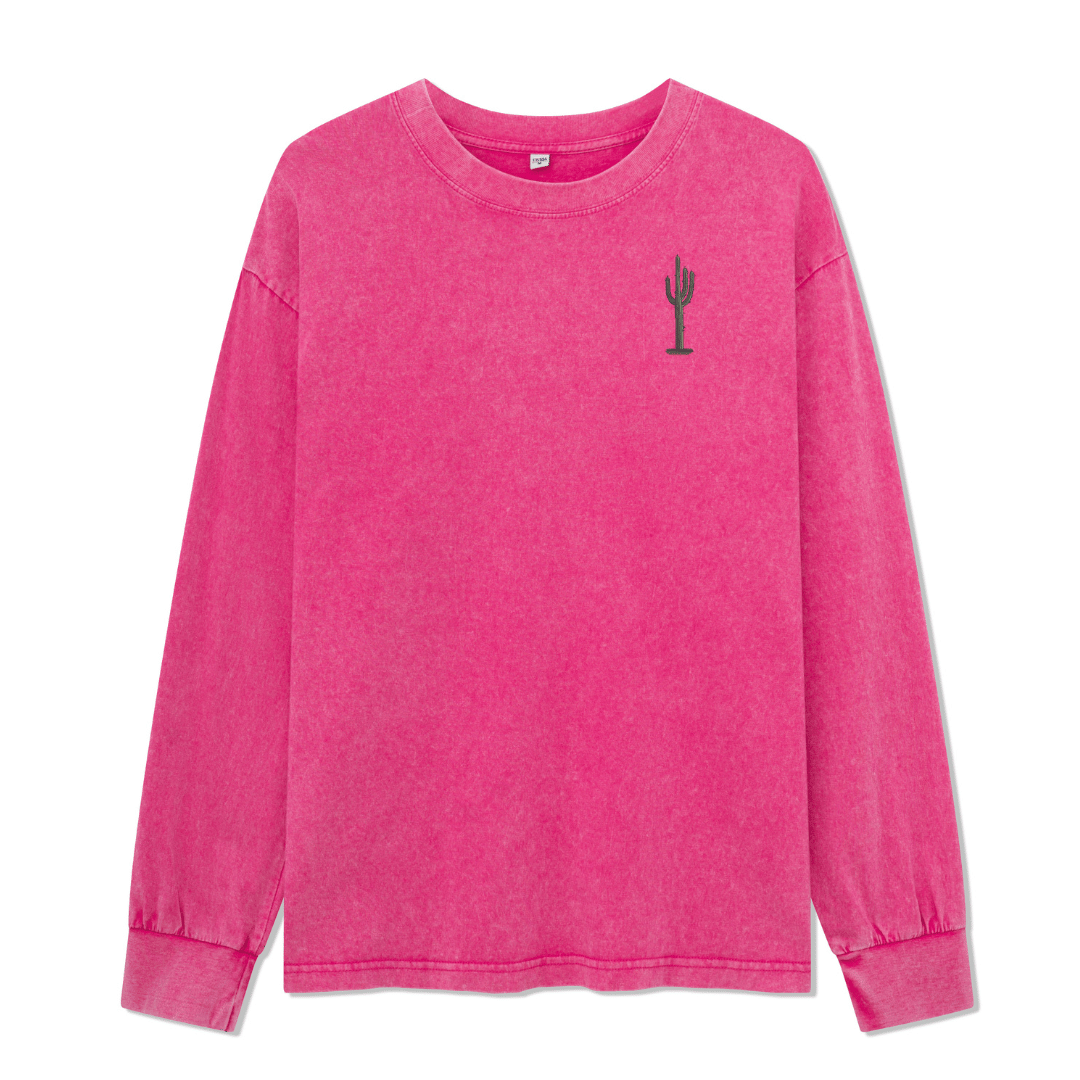 Golden Desert Washed Long Sleeve Top