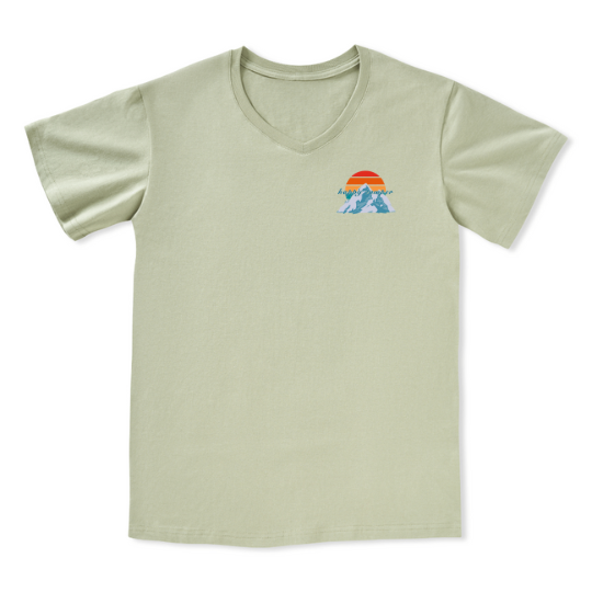 Happy Camper V-neck Tee