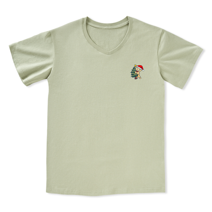 Merry Christmas V-neck Tee