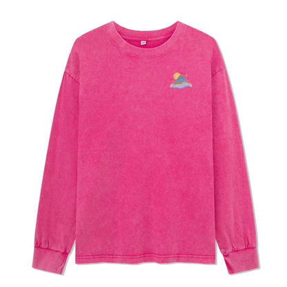 Fairy Tale Halloween Washed Long Sleeve Top