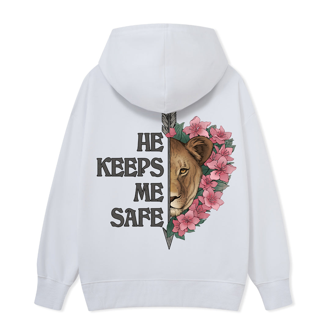 Freeleaf Wild at Heart Love Untamed Unisex Back-printed Hoodie