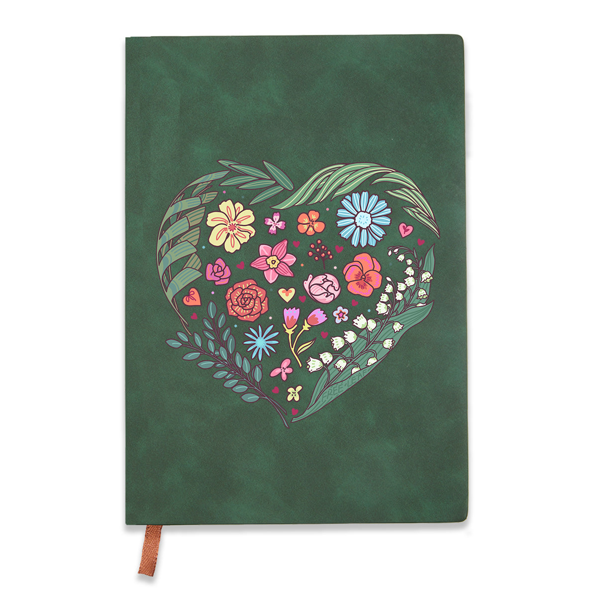 Freeleaf Love's Symphony Vintage Leather Journal Notebook